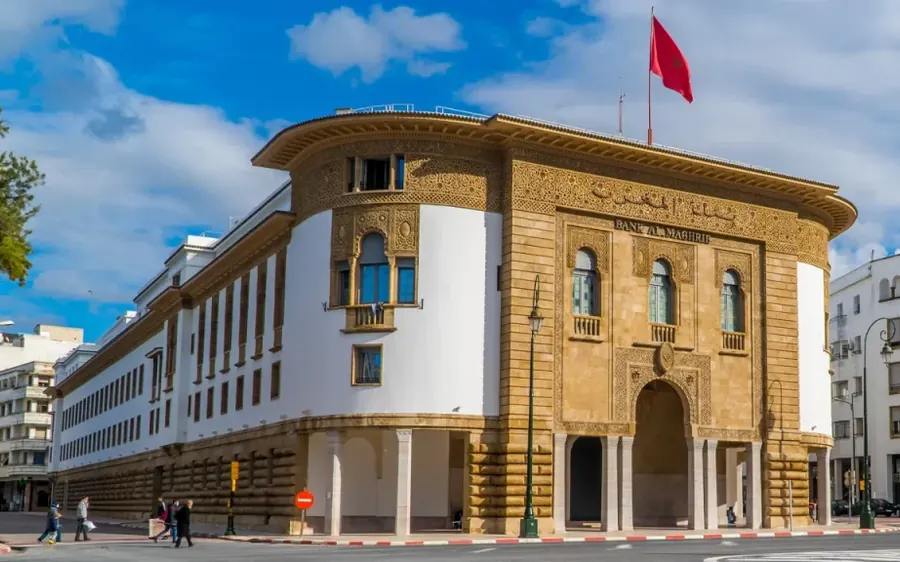 The Bank Al-Maghrib building, Morocco's central bank