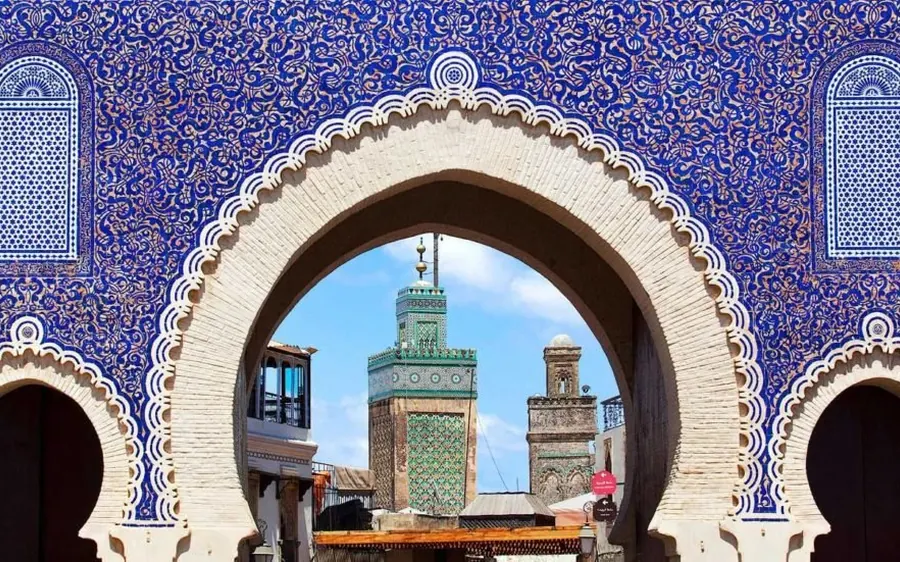 Bab Boujloud, the Blue Gate of Fes