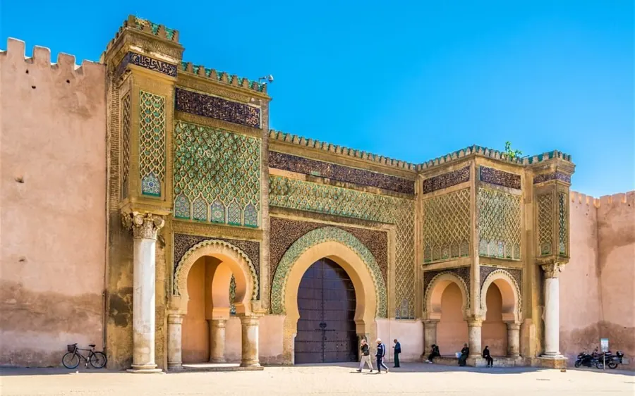 Bab Mansour, the monumental gate of Meknes