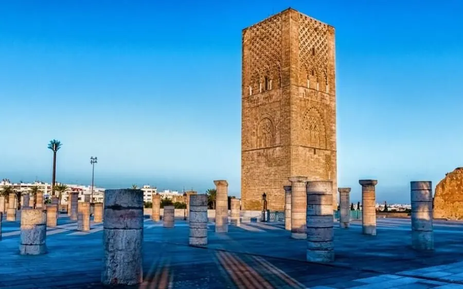 The Hassan Tower and its field of columns in Rabat